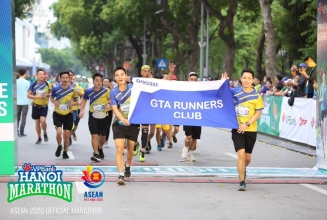 Thông báo : Câu lạc bộ điền kinh GTA ( CLB Runners GTA ) tham gia giải marathon quốc tế di sản Hà Nội 