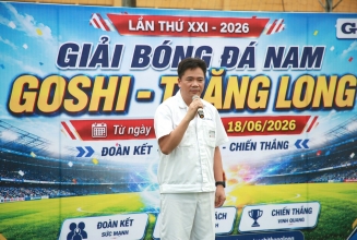 [04.06.2026] KHAI MẠC GIẢI BÓNG ĐÁ NAM GOSHI-THĂNG LONG 2026