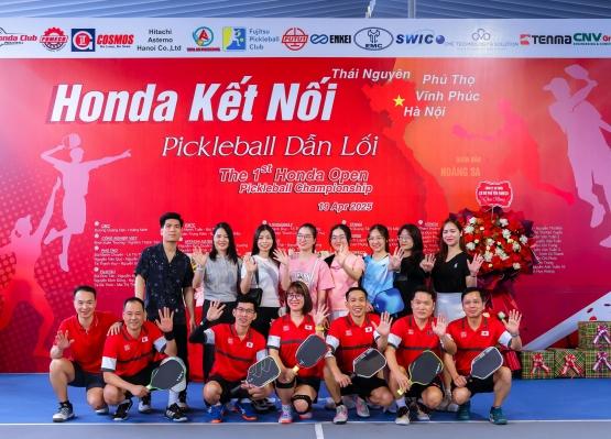 [19.04.2025] GOSHI THĂNG LONG – “CHÁY HẾT MÌNH” TẠI GIẢI PICKLEBALL HONDA 2025!